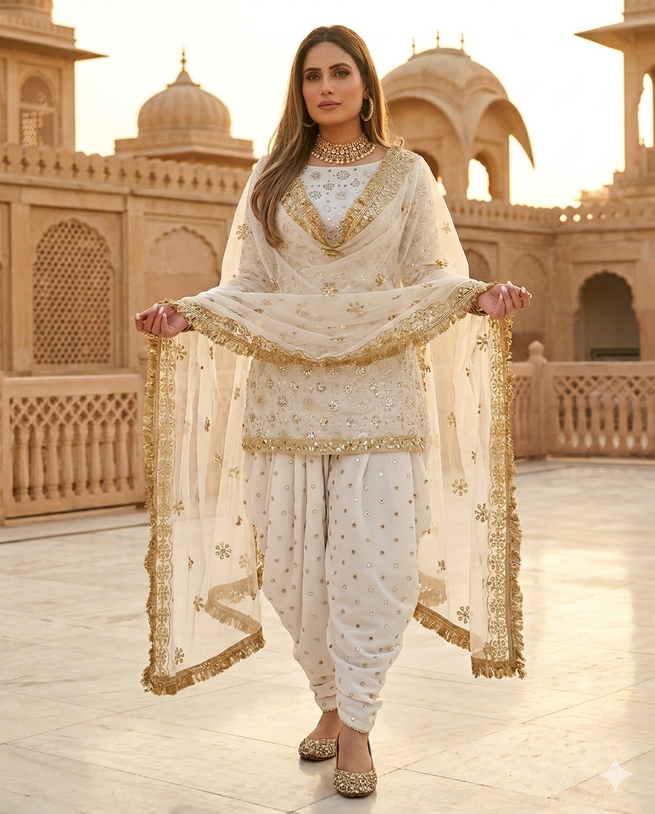 Deep Onyx Embroidered Festive Suit